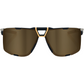 100% Eastcraft Sunglasses - Soft Tact Black - Soft Gold Mirror 61045-258-01