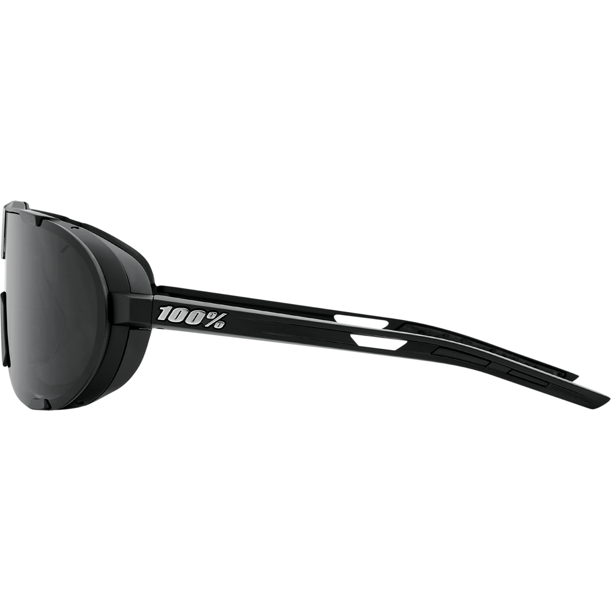 100% Westcraft Sunglasses - Matte Black - Smoke 61046-102-01