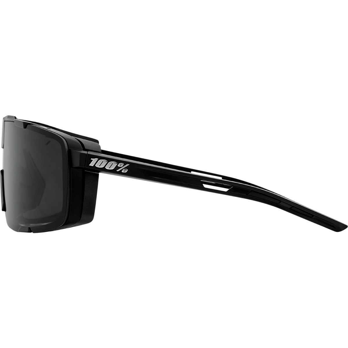 100% Eastcraft Sunglasses - Matte Black - Smoke 61045-102-01