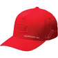 100% Youth Shadow Snapback Hat - Red - One Size 20092-003-01