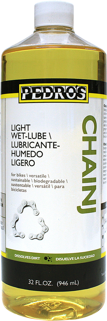 PEDRO'S Chainj Lubricant - Wet - 1 U.S. quart 6110321