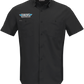 THROTTLE THREADS Drag Specialties Vented Shop Shirt - Black - 2XL DRG31ST26BK2X