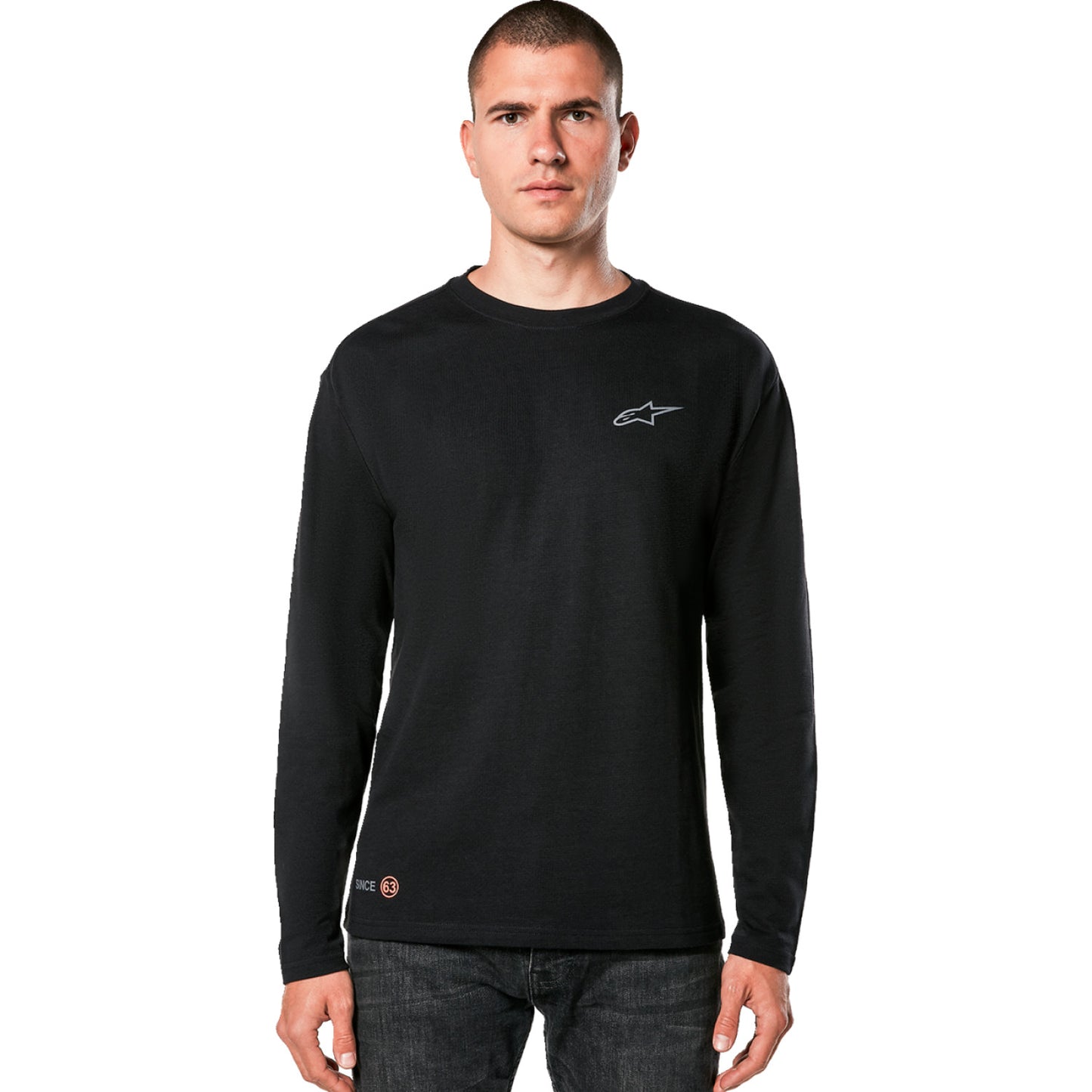 ALPINESTARS Inclinate Mesh Long-Sleeve T-Shirt - Black - XL 1214-73500-10-XL