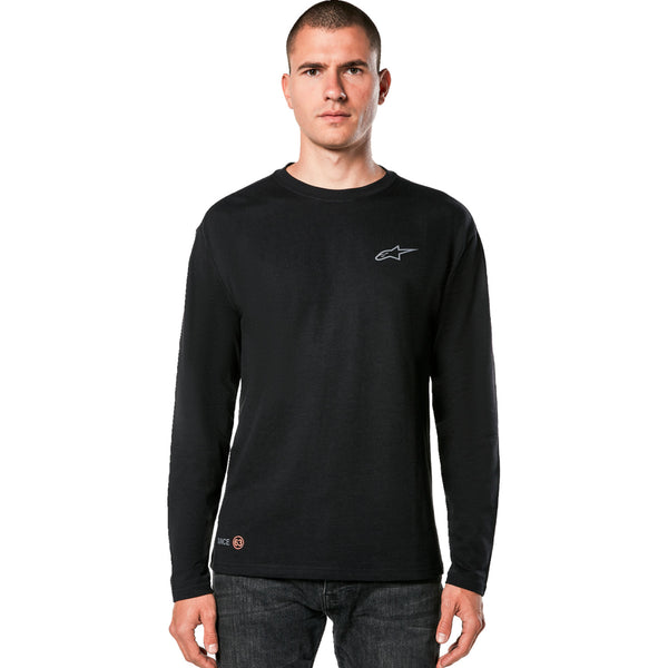 Alpinestars Inclinate Mesh Long-Sleeve T-Shirt - Black - XL 1214-73500-10-XL
