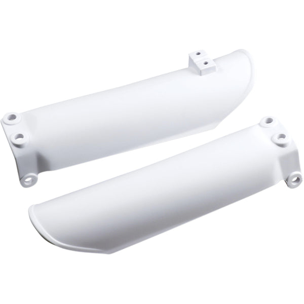 Acerbis Lower Fork Covers for Inverted Forks - White 2732020002