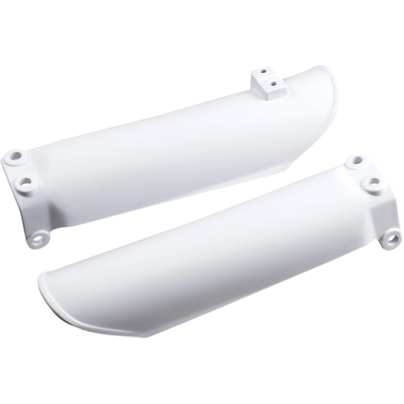 Acerbis Lower Fork Covers for Inverted Forks - White 2732020002