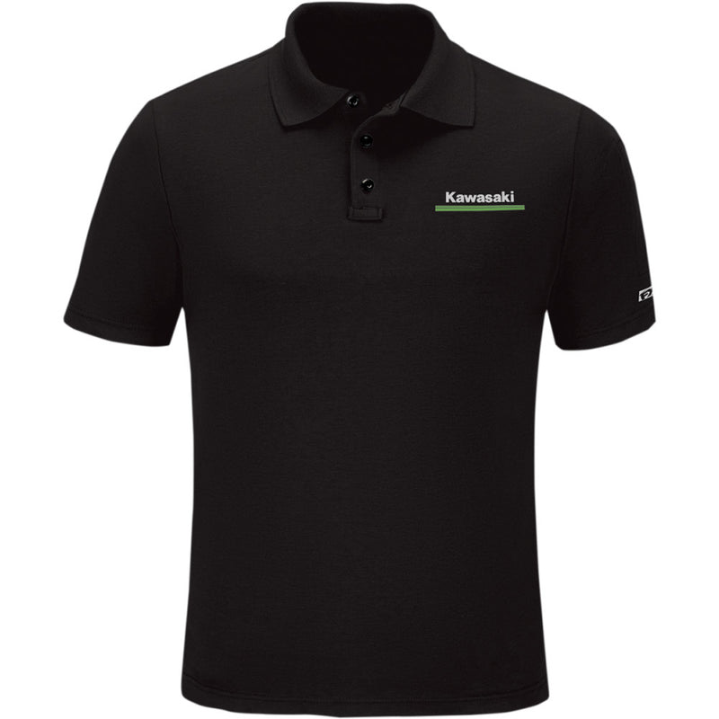 FACTORY EFFEX Kawasaki Polo Shirt - Black - Large 25-85104