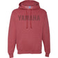 YAMAHA APPAREL Distributor Yamaha Hoodie - Heather Red - 3XL NP23S-M2296-3X
