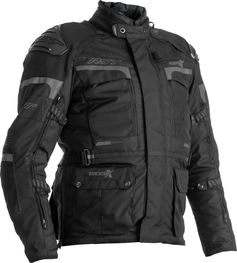 RST Pro Series Adventure X CE Textile Jacket - Black/Black - 5XL