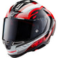 ALPINESTARS Supertech R10 Helmet - Team - Black/Carbon Red/Gloss White - 2XL 8200224-1352-XXL