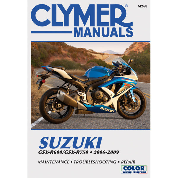 Clymer Manual - Suzuki - GSX600 / GSX750 '06-'09 CM268