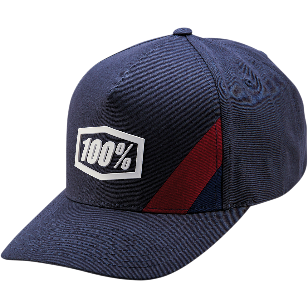 100% Cornerstone Snapback Hat - Steel 20070-245-01