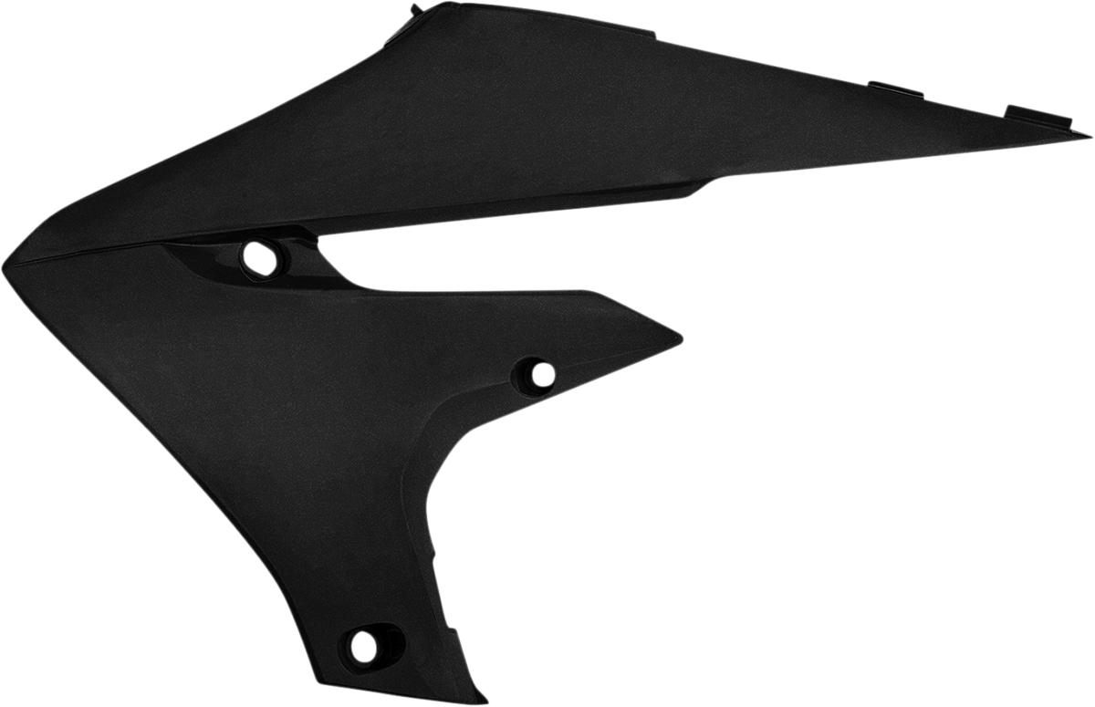 ACERBIS Radiator Shrouds - Black/Metallic 2685877440