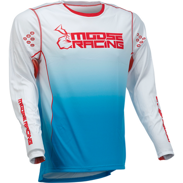 MOOSE RACING Agroid Jersey - Red/White/Blue - Small 2910-6988 by Moose Racing