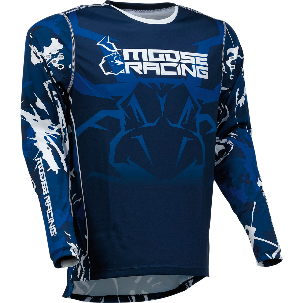 MOOSE RACING Agroid Jersey - Blue/White - Medium 2910-7007 by Moose Racing