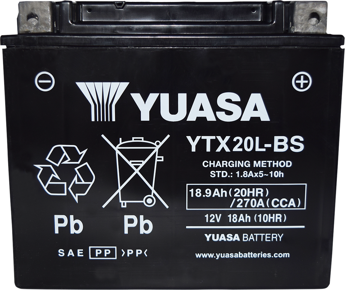 Yuasa AGM Battery - YTX20L-BS YUAM320BSTWN