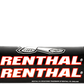 RENTHAL Handlebar - 7/8" - 843 - Flat Track 130 - Black 843-01-BK