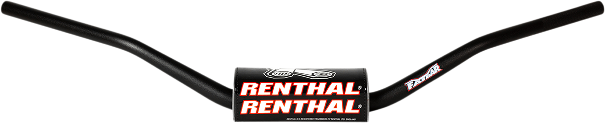 RENTHAL Handlebar - 7/8" - 843 - Flat Track 130 - Black 843-01-BK