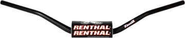 RENTHAL Handlebar - 7/8" - 843 - Flat Track 130 - Black 843-01-BK