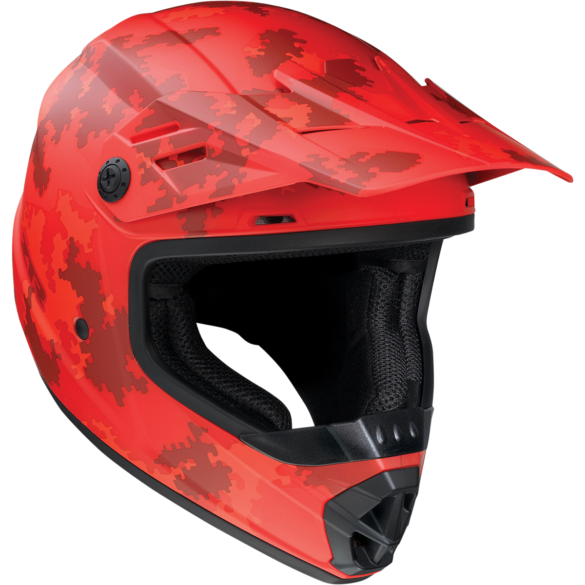 Z1R Youth Rise Helmet - Digi Camo - Red - Medium 0111-1461
