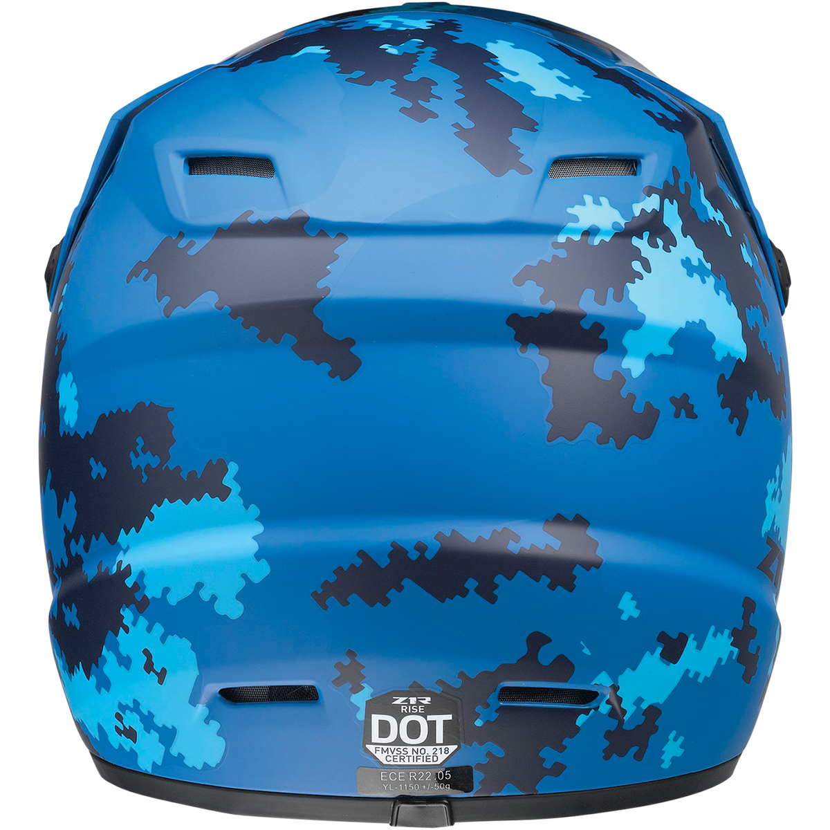 Z1R Youth Rise Helmet - Digi Camo - Blue - Large 0111-1465