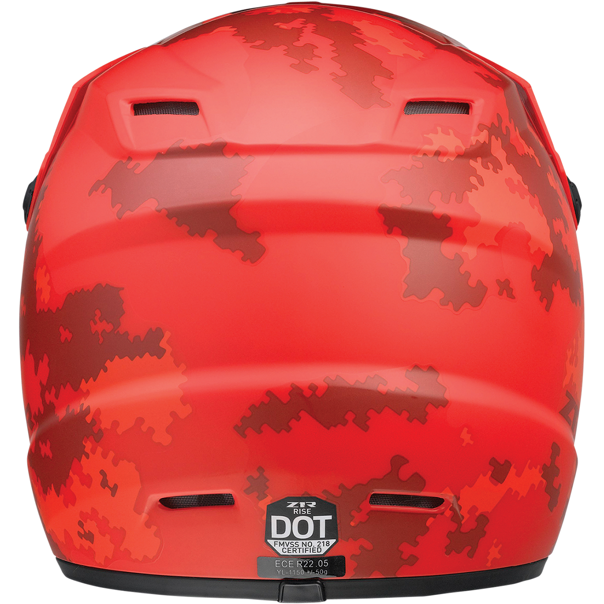 Z1R Youth Rise Helmet - Digi Camo - Red - Large 0111-1462