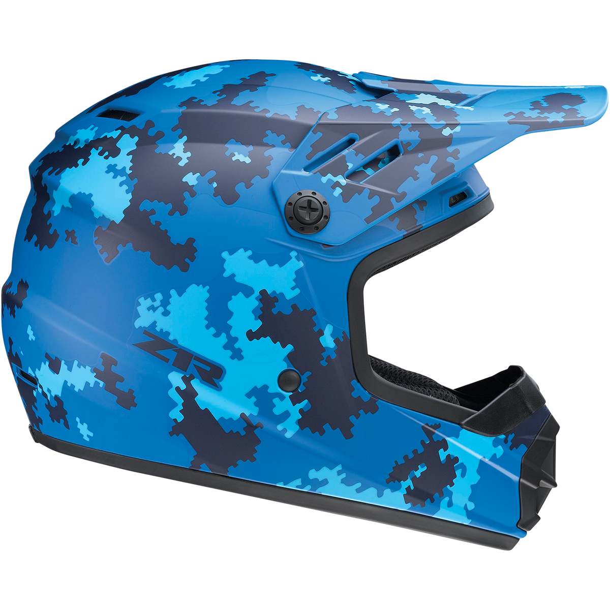 Z1R Youth Rise Helmet - Digi Camo - Blue - Large 0111-1465