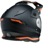 Z1R Range Helmet - Uptake - Black/Orange - Medium 0140-0116