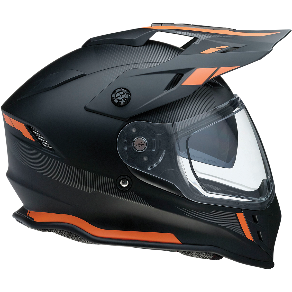 Z1R Range Helmet - Uptake - Black/Orange - XS 0140-0114