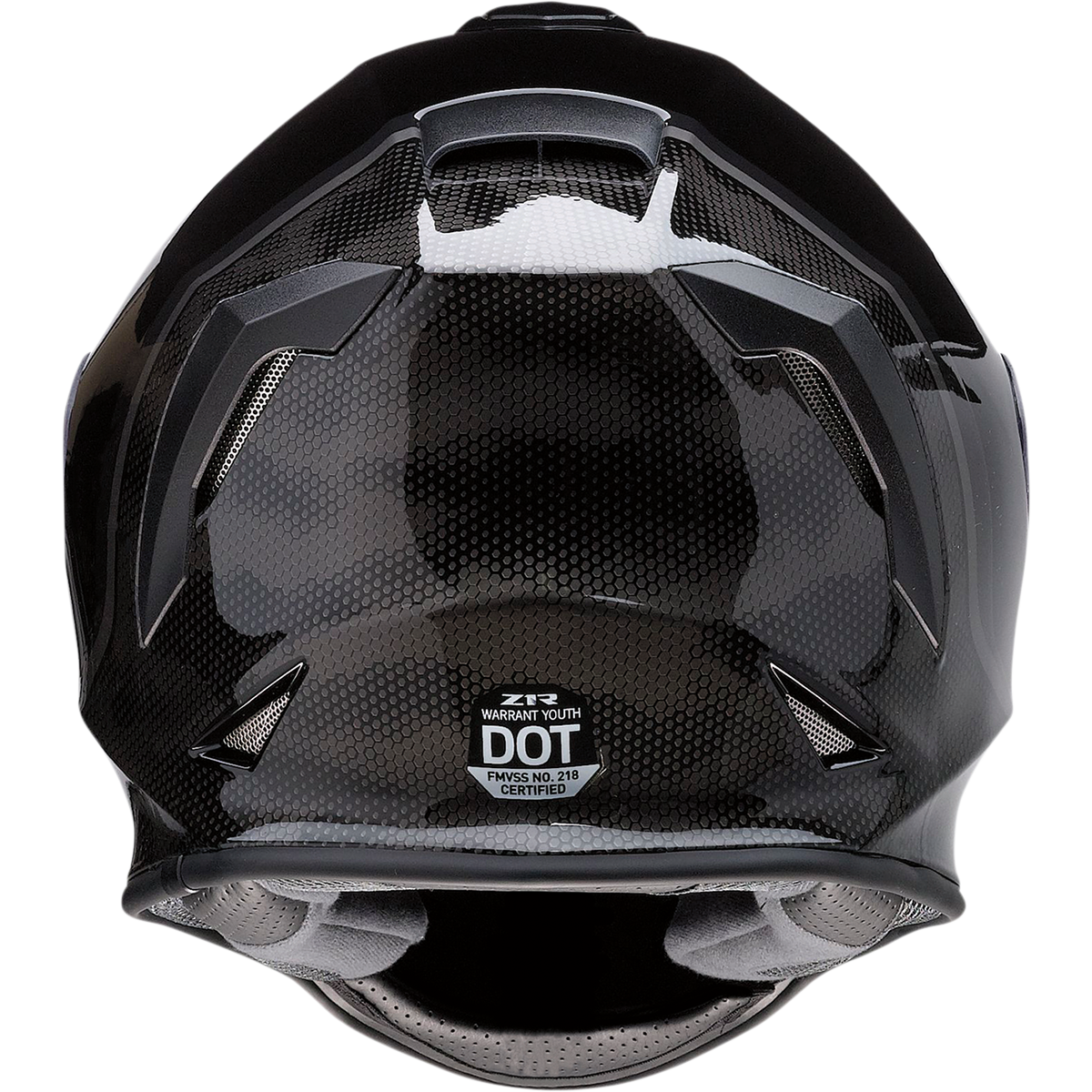 Z1R Youth Warrant Helmet - Kuda - Gloss Black - Small 0102-0245