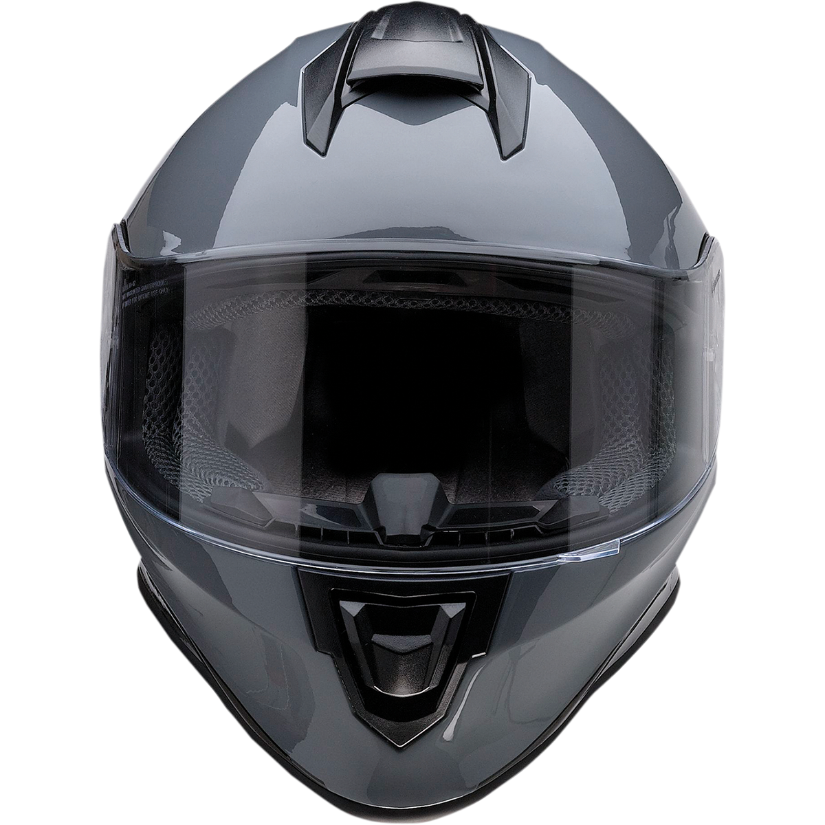 Z1R Youth Warrant Helmet - Kuda - Gloss Gray - Medium 0102-0249