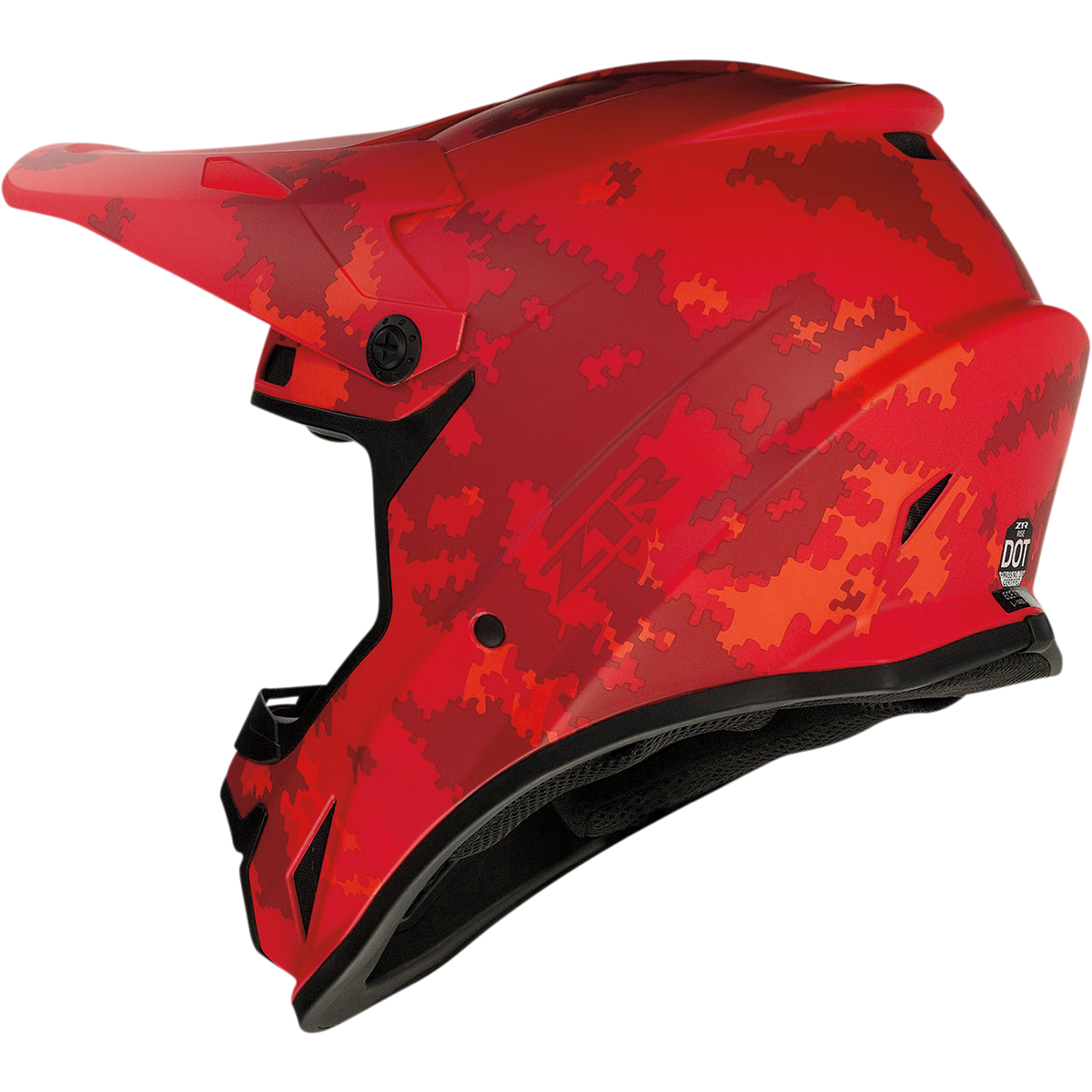 Z1R Rise Helmet - Digi Camo - Red - Large 0110-7283