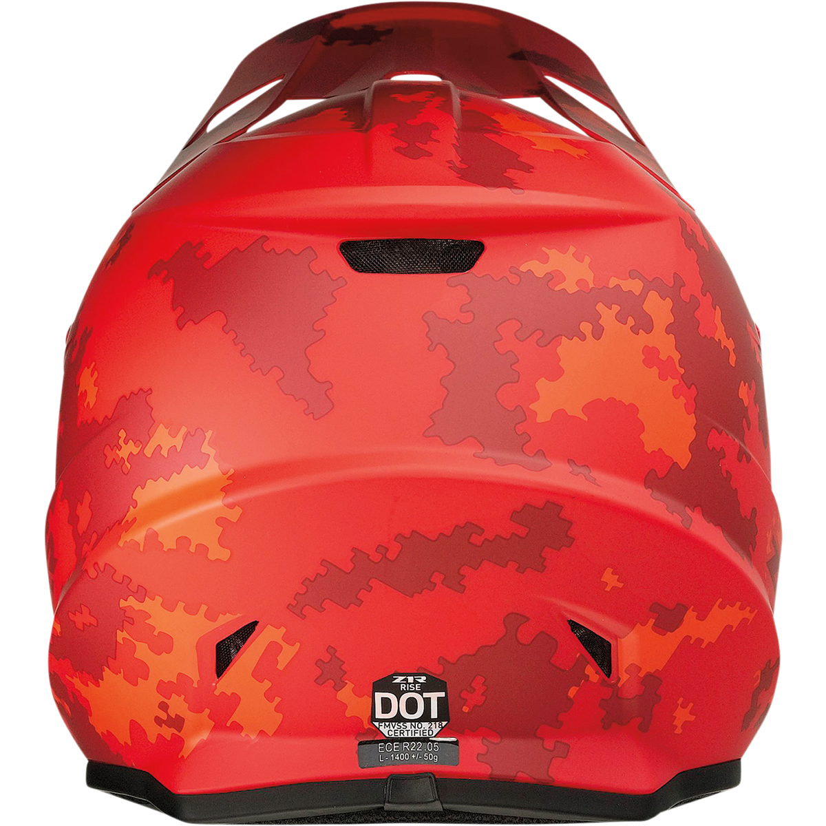Z1R Rise Helmet - Digi Camo - Red - Large 0110-7283