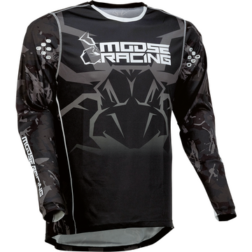 MOOSE RACING Agroid Jersey - Stealth - Small 2910-7000 by Moose Racing