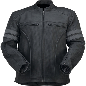 Z1R Remedy Leather Jacket - Black - Medium 2810-3890