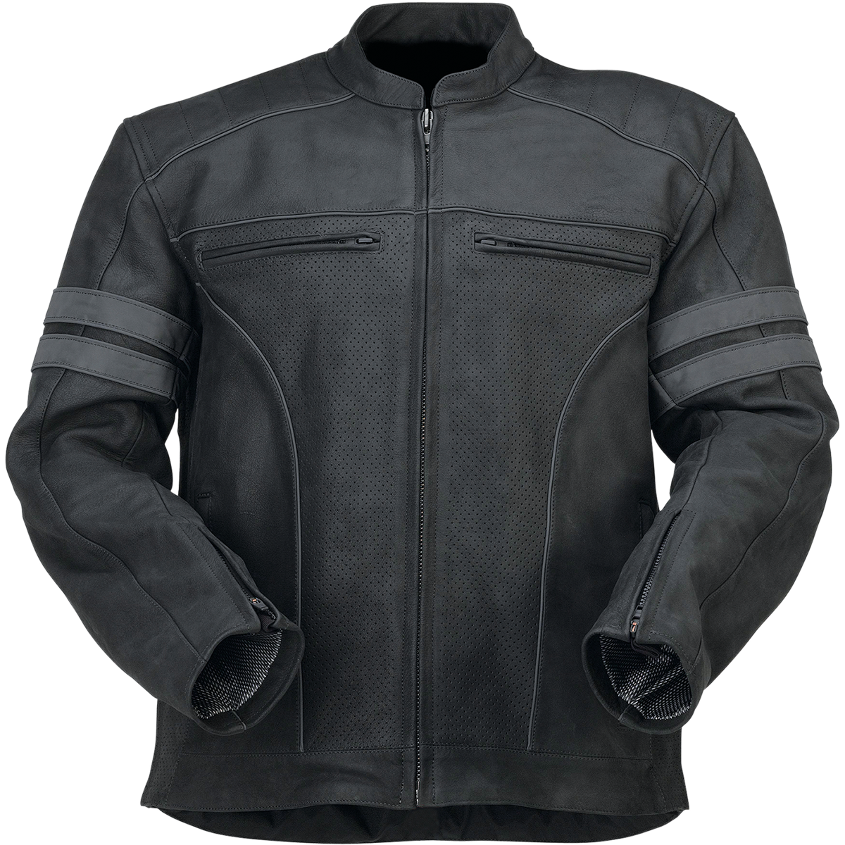 Z1R Remedy Leather Jacket - Black - XL 2810-3892