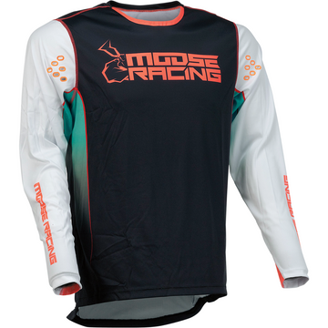 MOOSE RACING Agroid Jersey - Teal/Black - Medium 2910-6995 by Moose Racing