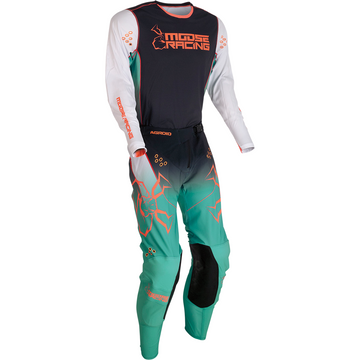 MOOSE RACING Agroid Pants - Teal/Black - 32 2901-10082