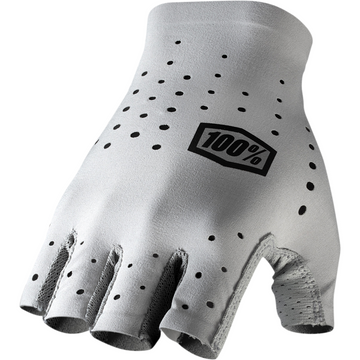 100% Sling Short Finger Gloves - Gray - Small 10021-00005