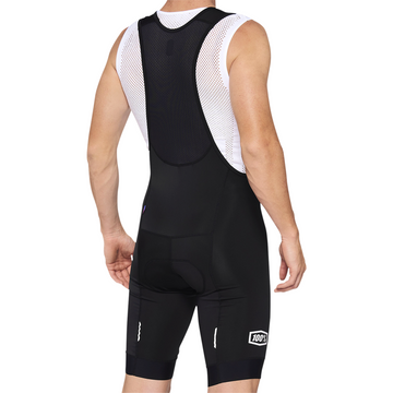 100% Exceeda Bib Shorts - Black/White - Small 40052-00004