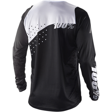 100% R-Core Long-Sleeve Jersey - Black/White - Large 40005-00012