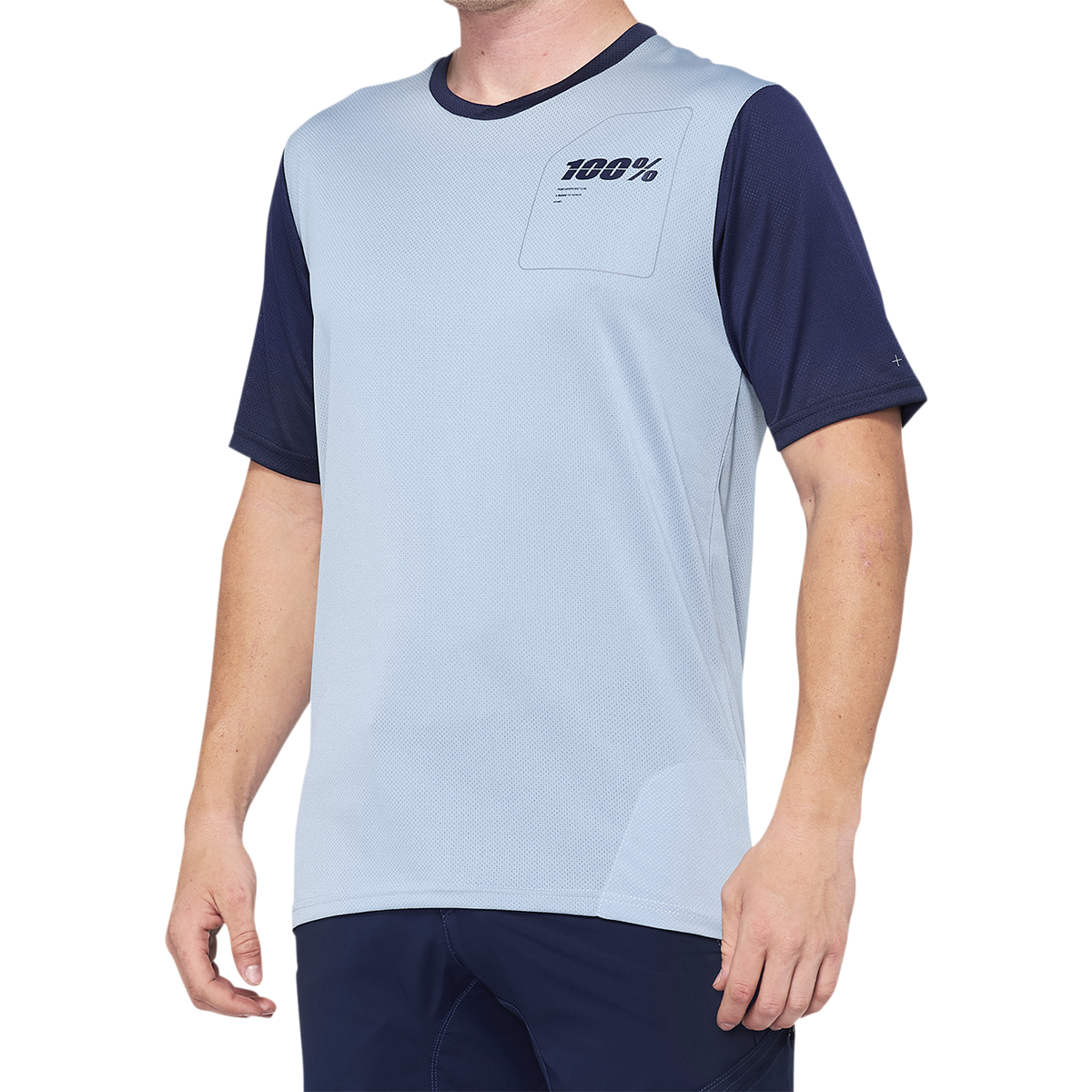 100% Ridecamp Jersey - Short-Sleeve - Blue/Navy - Medium 40027-00011