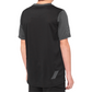 100% Youth Ridecamp Jersey - Short-Sleeve - Black/Charcoal - Small 40031-00000