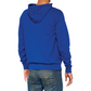 100% Official Fleece Zip-Up Hoodie - Royal - Small 20032-00020