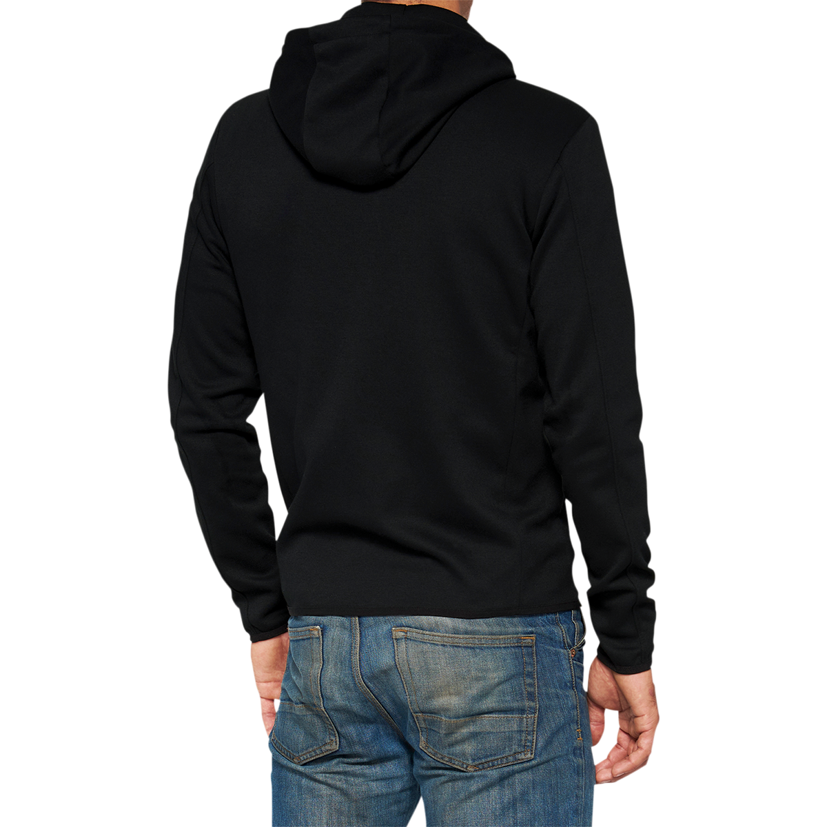 100% Viceroy Tech Zip Hoodie - Black - Large 20037-00002