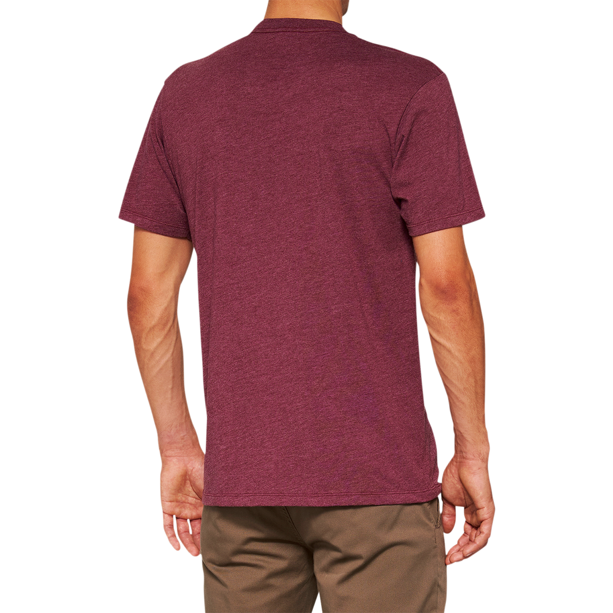 100% Icon T-Shirt - Maroon - Small 20000-00030