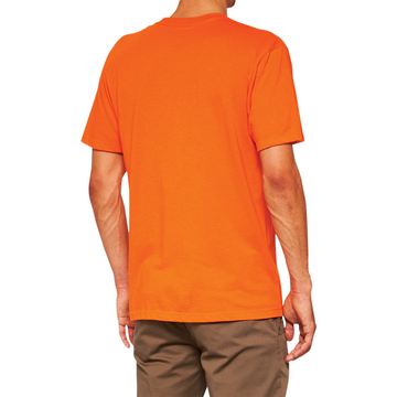 100% Icon T-Shirt - Orange - Small 20000-00040