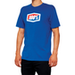 100% Official T-Shirt - Royal Blue - Small 20000-00015