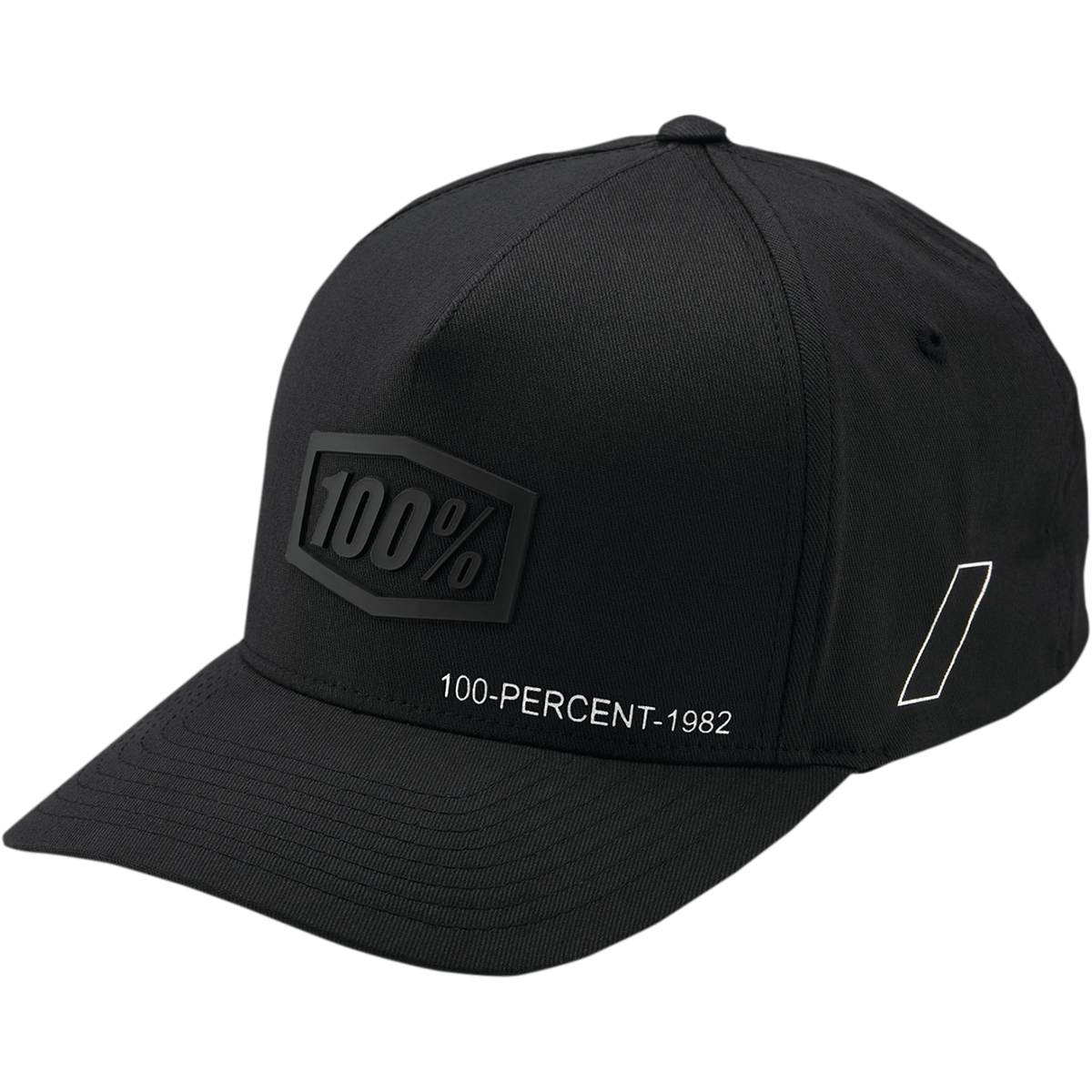 100% Shadow Flexfit? Hat - Black - Small/Medium 20043-00008