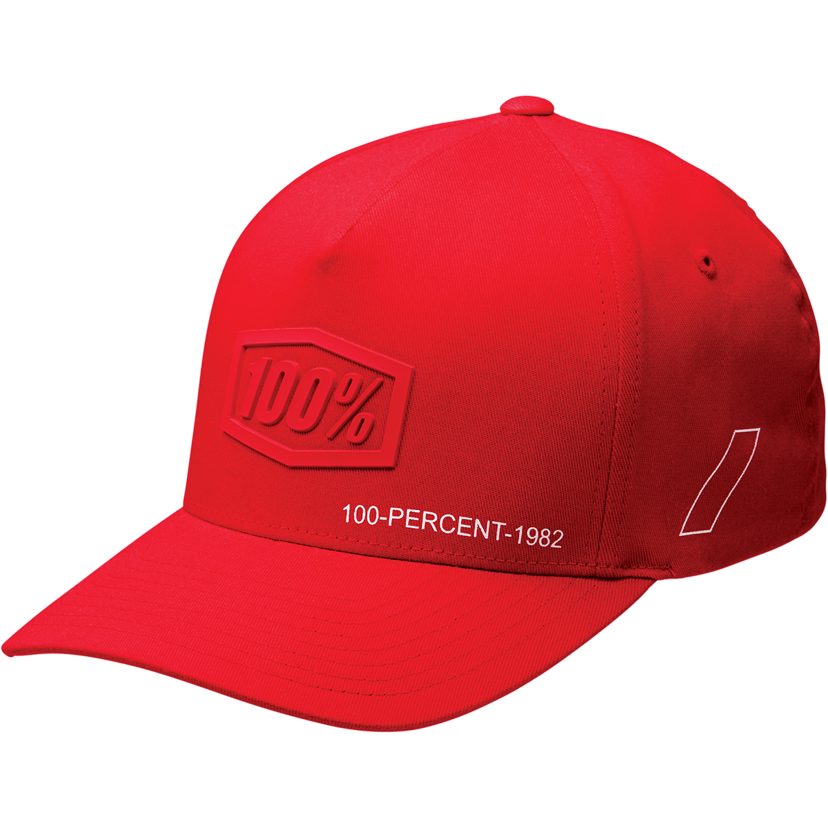 100% Shadow Flexfit? Hat - Red - Small/Medium 20043-00010